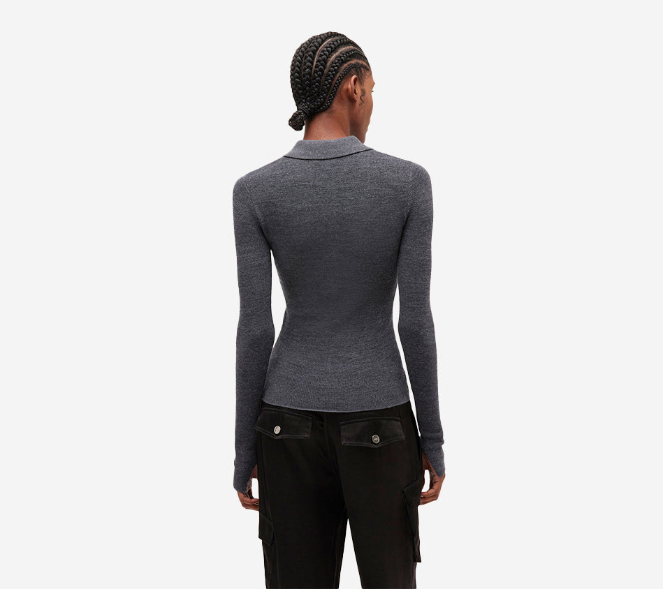 ÁO POLO GAN-FINE MERINO DỆT JACQUARD