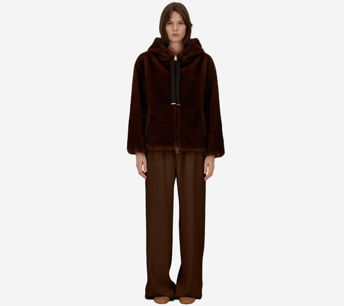 ÁO KHOÁC BOMBER NỮ GIẢ LÔNG THÚ