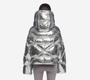 KRJ-CROP ICONIC MILANO IN SILVER MIRROR