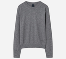 JUN-CASHMERE BLENDED BASIC ROUND PULLOVER