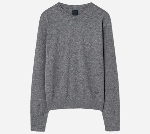 JUN-CASHMERE BLENDED BASIC ROUND PULLOVER