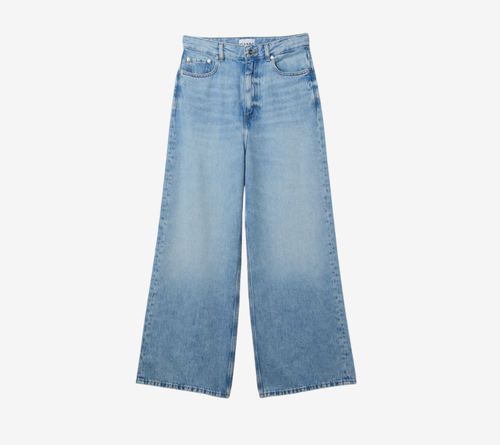 QUẦN JEANS GAN-SOFT RỘNG PHOM BAGGY VẢI DENIM CỨNG CÁP