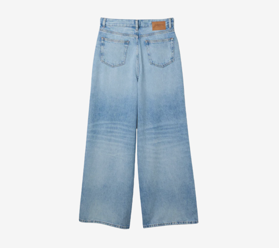 QUẦN JEANS GAN-SOFT RỘNG PHOM BAGGY VẢI DENIM CỨNG CÁP