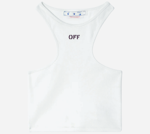 ÁO CROP DÁNG CỘT SỌC GÂN OWH-OFF