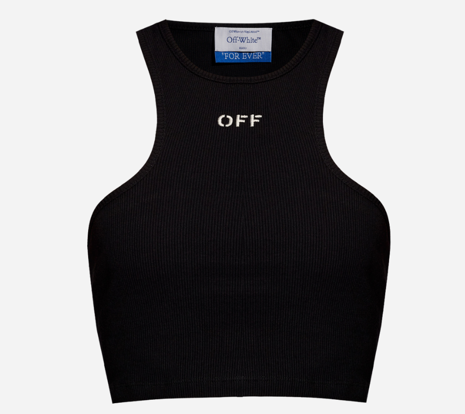 ÁO CỘC TAY CHÈO CÓ GÂN DẬP DƯỜNG CHỈ NỔI CỦA OWH-OFF