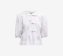 ÁO KIỂU GAN-COTTON POPLIN XÒE VẠT