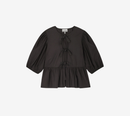 ÁO KIỂU GAN-COTTON POPLIN XÒE VẠT