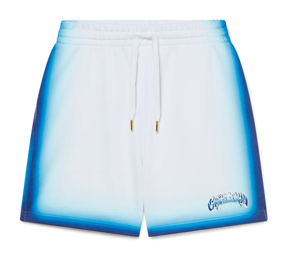 CSB-QUẦN SHORT NỈ IN CHỮ PHUN MỜ DẦN MÀU CHUYỂN SẮC