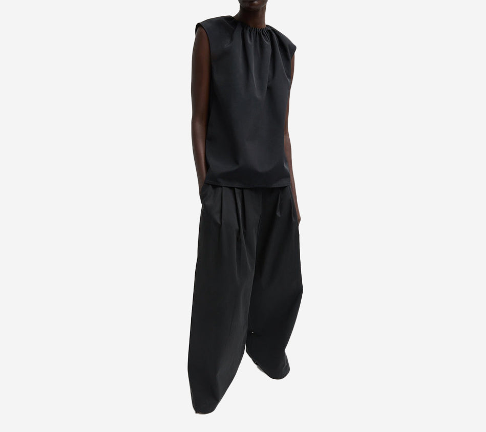 ÁO KIỂU CỔ NHÚN TIB-LOTTE NYLON