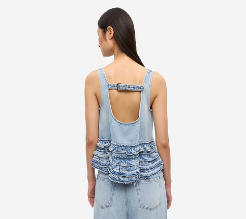 ÁO JEANS GAN-SOFT CÓ BÈO NHÚN
