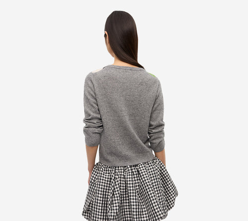 ÁO KHOÁC CARDIGAN LEN CASHMERE PHA
