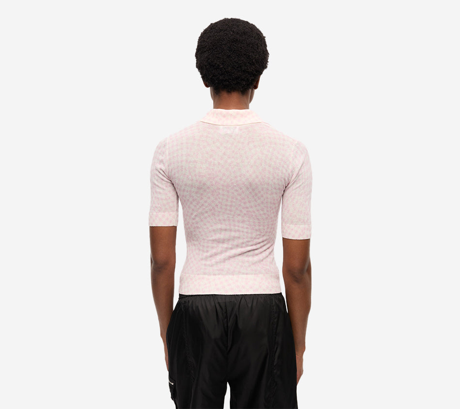 ÁO POLO GAN-SHEER VẢI COTTON IN HỌA TIẾT