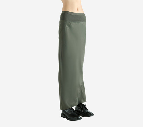 CHÂN VÁY XẺ TÀ LỆCH OWE-CALF