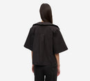ÁO KIỂU CỔ ĐỔ CHẤT LIỆU GAN-STRETCH COTTON