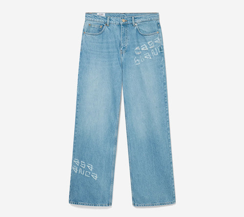 CSB-QUẦN JEANS GRAFFITI CASA BLANCA