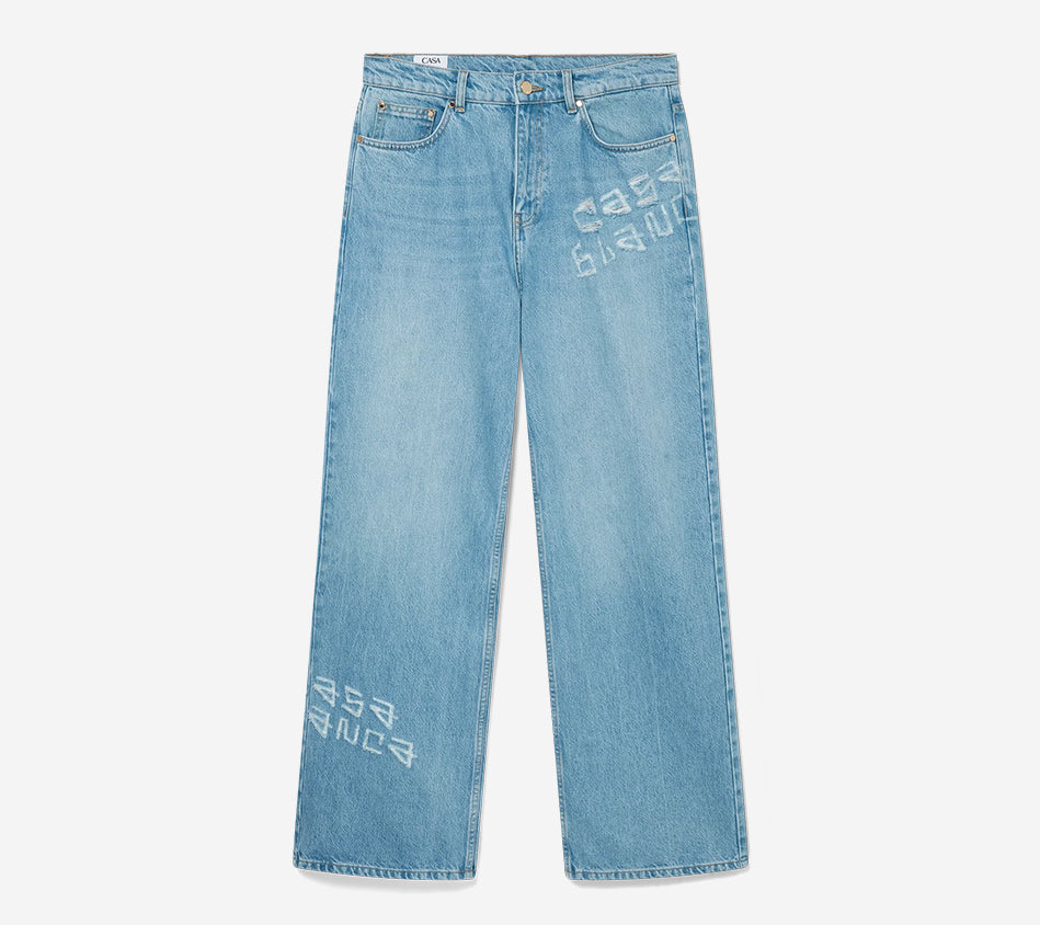 CSB-QUẦN JEANS GRAFFITI CASA BLANCA