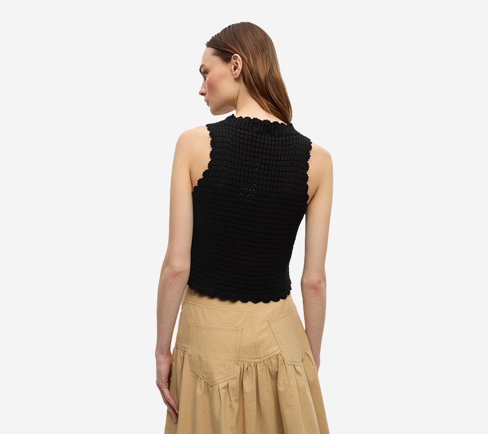 ÁO REN GÂN-COTTON CÓ HỌA TIẾT