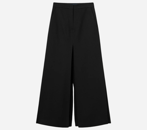 JUN-HIDDEN PLEATS WIDE PANTS