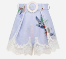QUẦN SHORT NẾP GẤP TRANG TRÍ REN ZIM-EVERLEY