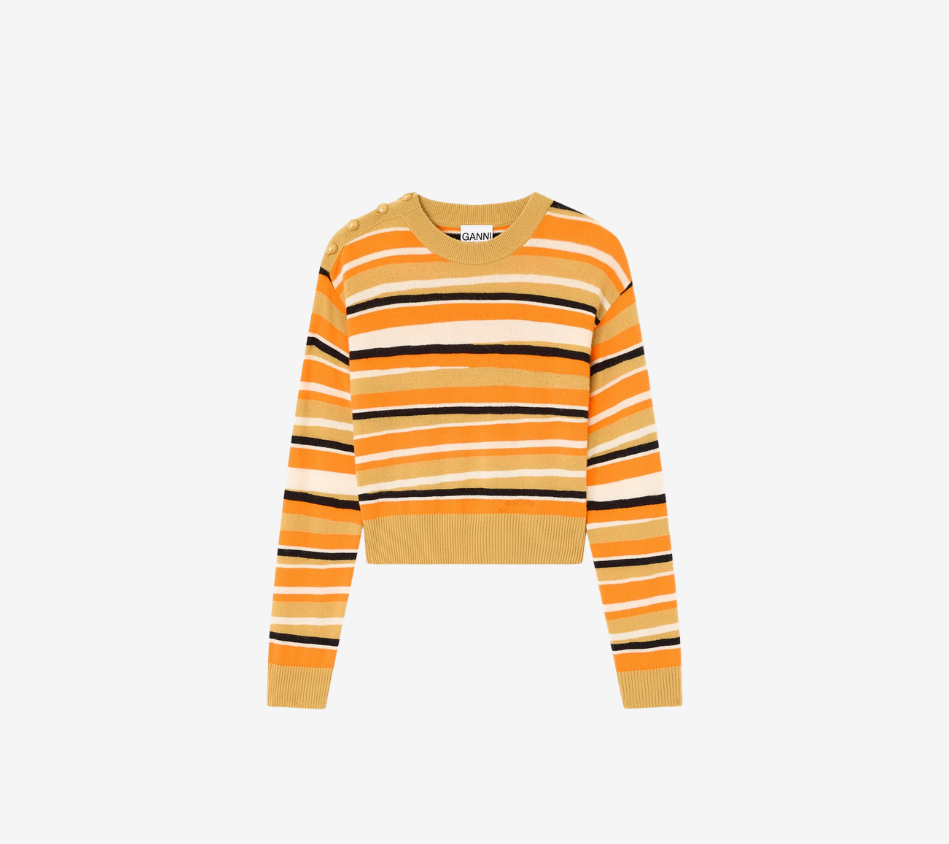 ÁO LEN CASHMERE SỌC RÁCH GAN
