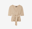 ÁO KIỂU MES-CAMEL QUẤN PHÍA TRÊN