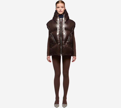 KRJ-VEST ICONIC MILANO BẰNG NYLON BÓNG