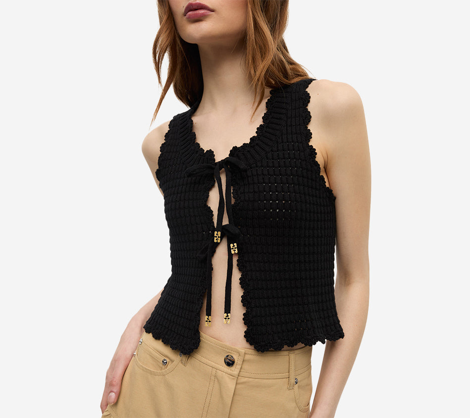 ÁO REN GÂN-COTTON CÓ HỌA TIẾT