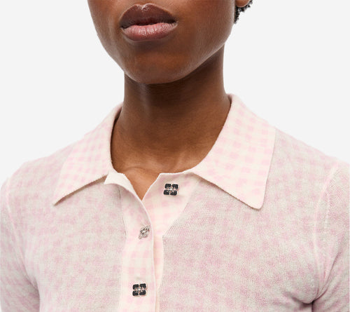 ÁO POLO GAN-SHEER VẢI COTTON IN HỌA TIẾT