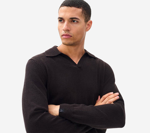 RNB-DOWNING ÁO POLO JOHNNY BẰNG LEN CASHMERE