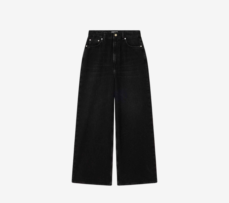 QUẦN JEANS GAN-SOFT RỘNG PHOM BAGGY VẢI DENIM CỨNG CÁP