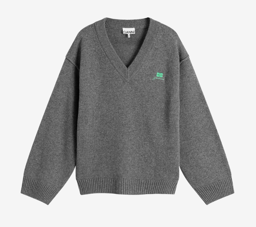 GAN-CORE FUTURE WOOL MIX CỔ CHỮ V