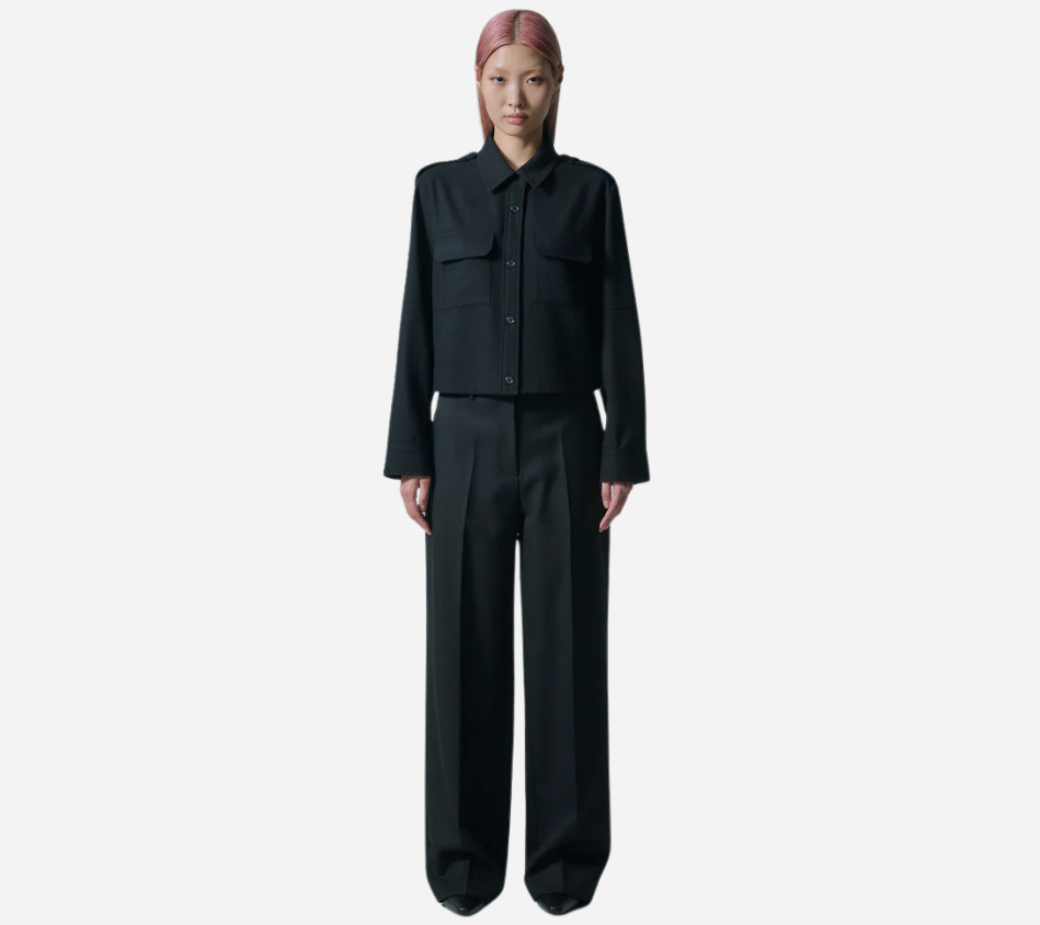 JUN-MILITARY POCKET WOOL SHIRTS