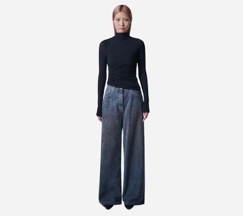 JUN-[ESSENTIAL] WAIST TWIST LONG SLEEVE T-SHIRTS