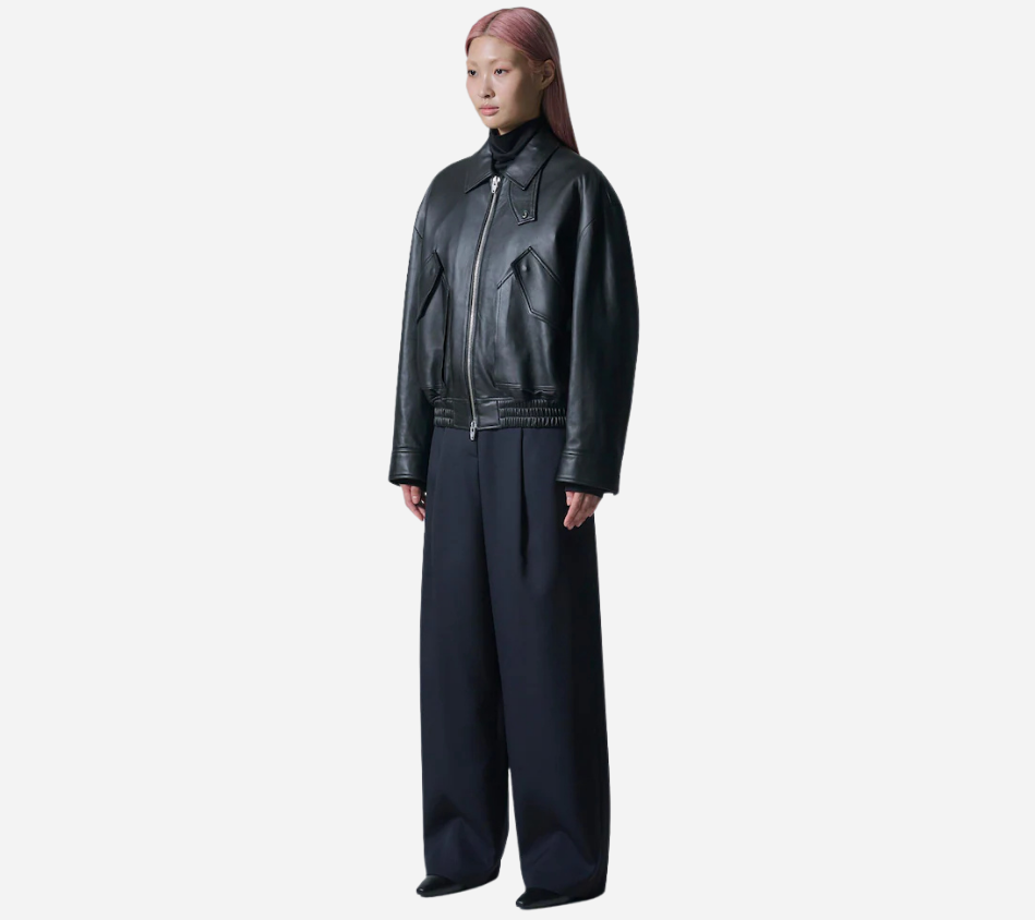 JUN-FLIP WAISTED WIDE PANTS