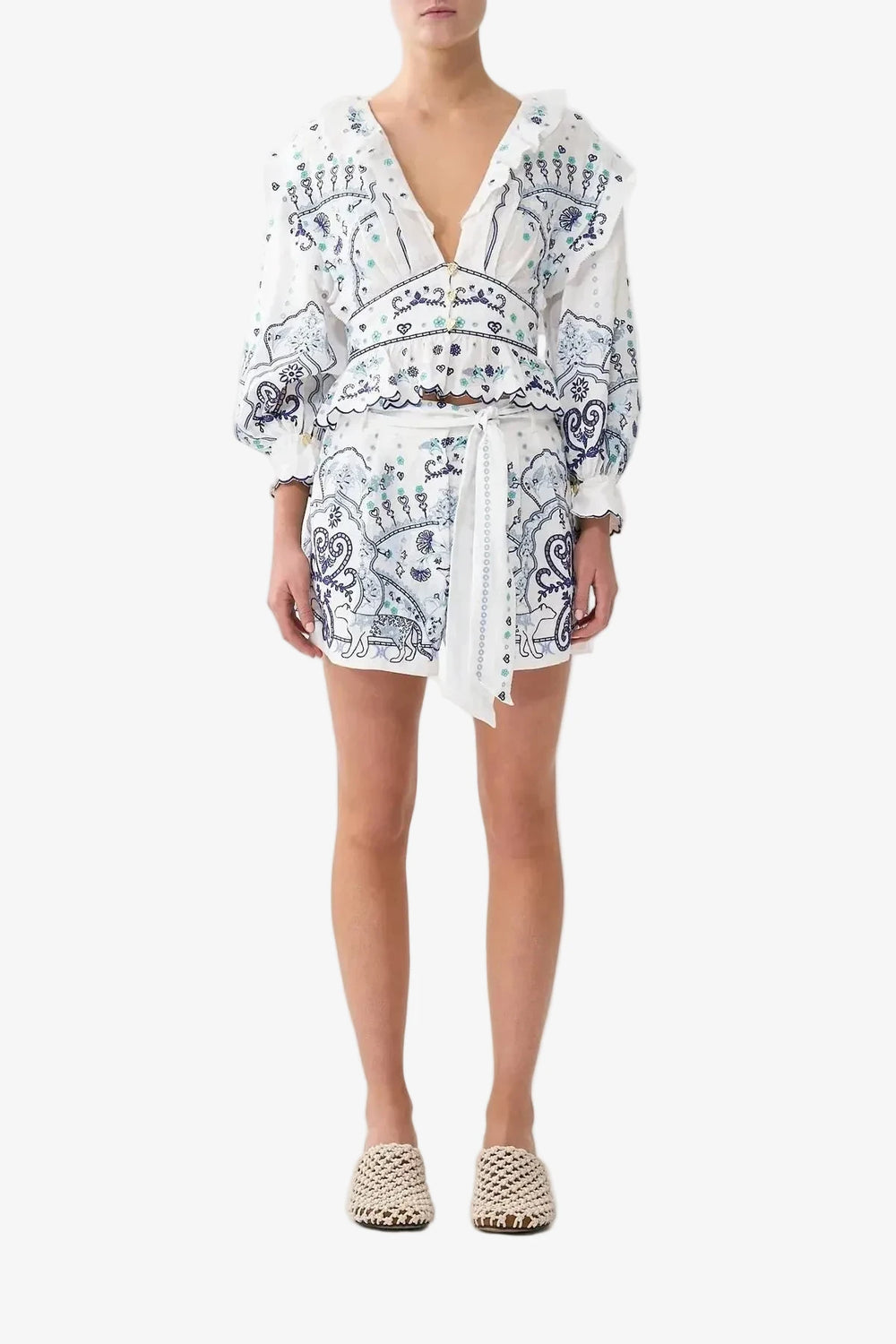 CAMILLA-TUCK FRONT SHORT