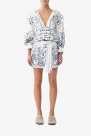 CAMILLA-TUCK FRONT SHORT