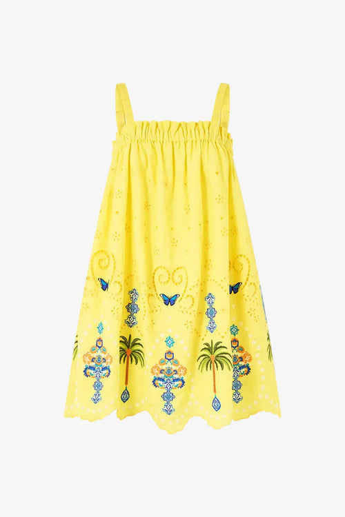 CAMILLA-WIDE STRAP SHORT SUNDRESS