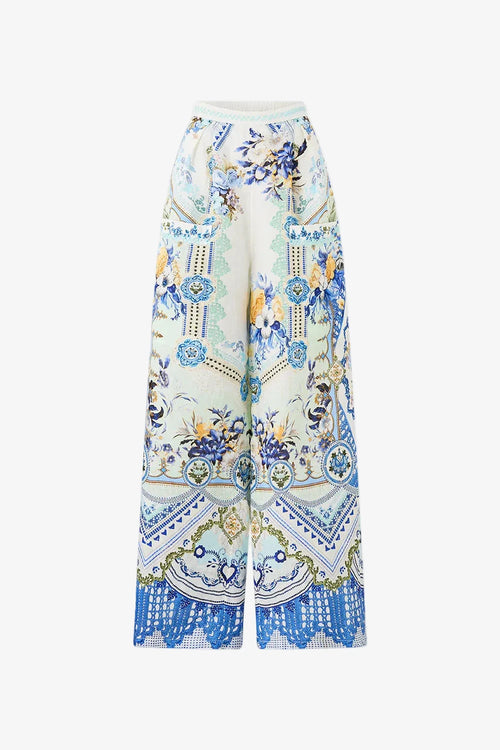 CAMILLA-WIDE LEG TROUSER WITH FRONT POCKETS
