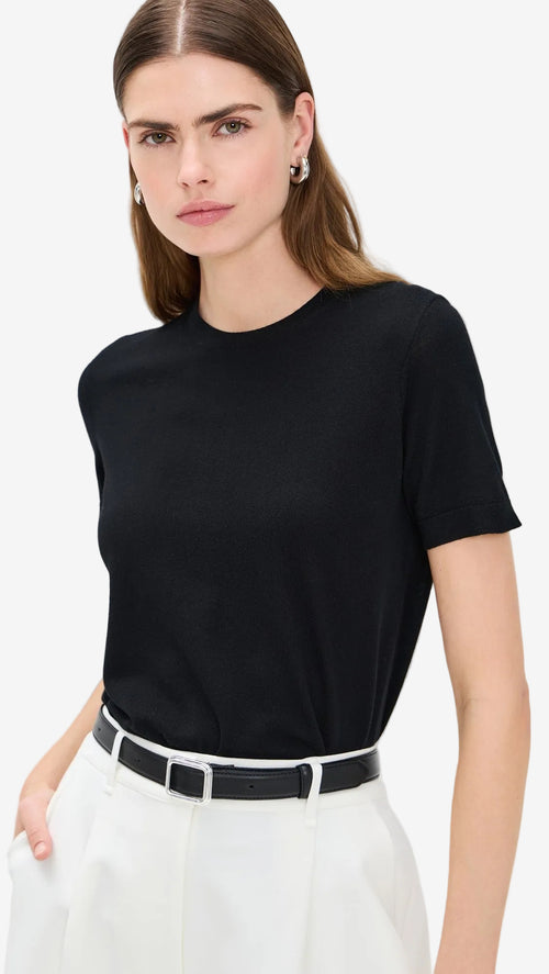 THE-BASIC TEE RIB S.WASH